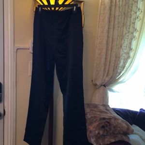 Black Silk Slacks High Waisted sz 4